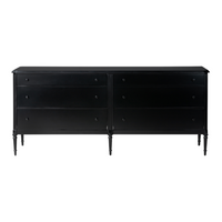 Leander 6-Drawer Metal Dresser