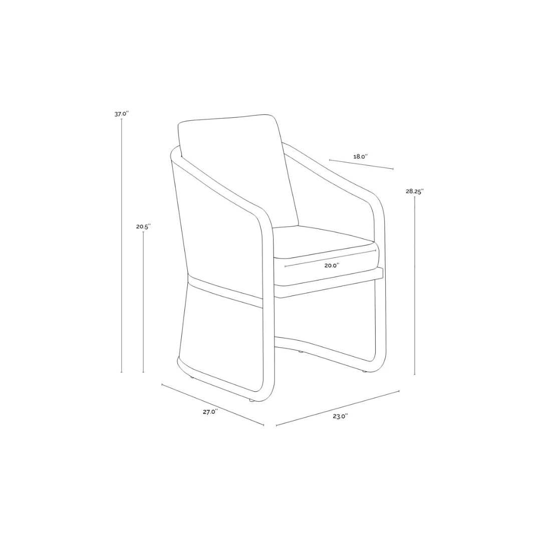 Adan Outdoor Dining Armchair