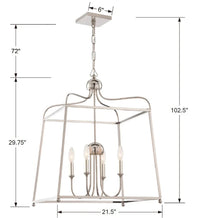 Libby Langdon Sylvan 4 Light Lantern Chandelier