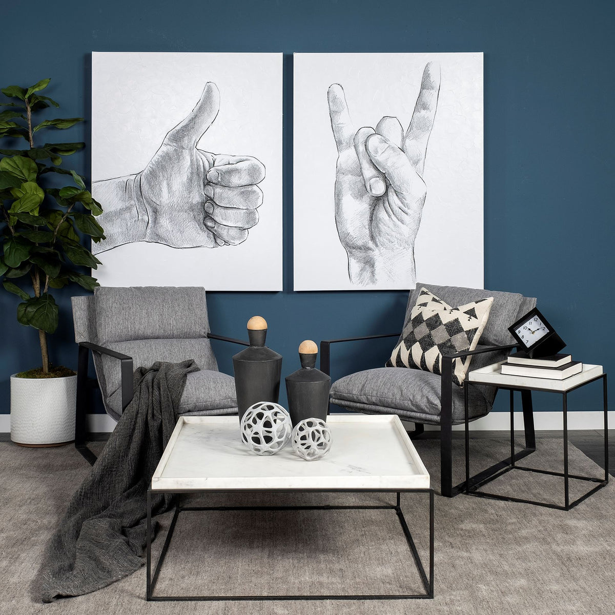 Guilia  Sling Accent Chair