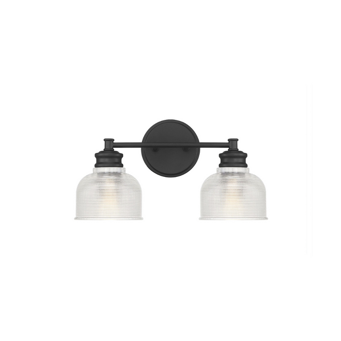 2-Light Halophane Shade Vanity Light