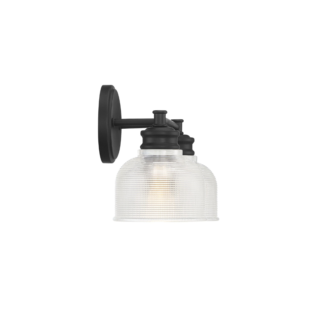 2-Light Halophane Shade Vanity Light
