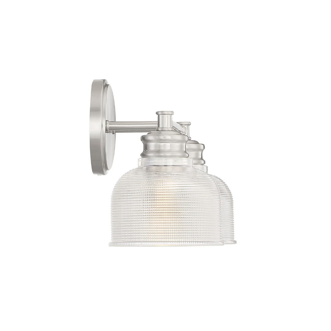 2-Light Halophane Shade Vanity Light