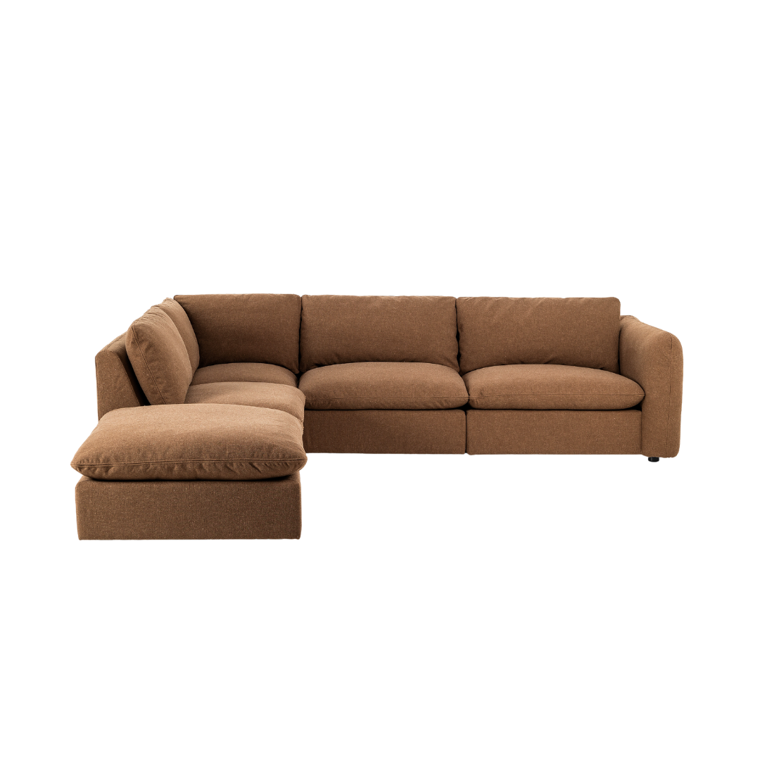 Igraine 4PC Sectional w/ Ottoman
