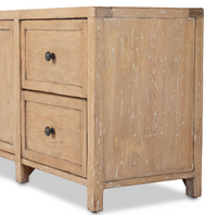 Gisele Media Console - Aged Light Pine