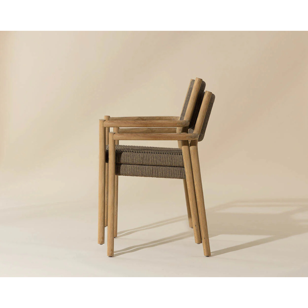 Kason Stackable Outdoor Dining Armchair