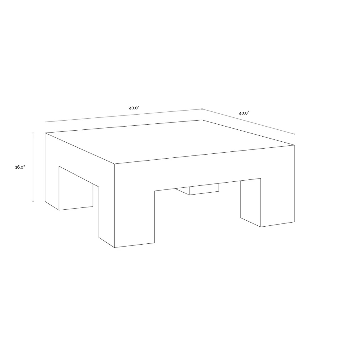 Rhys Outdoor Coffee Table