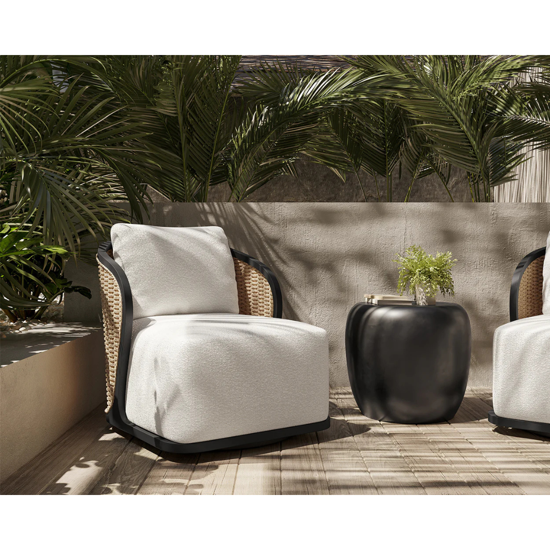 Boaz Outdoor Swivel Lounge Chair