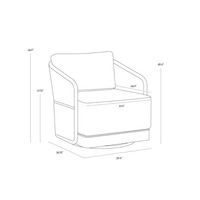 Amari Outdoor Swivel Chair