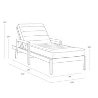 Novalee Outdoor Lounger