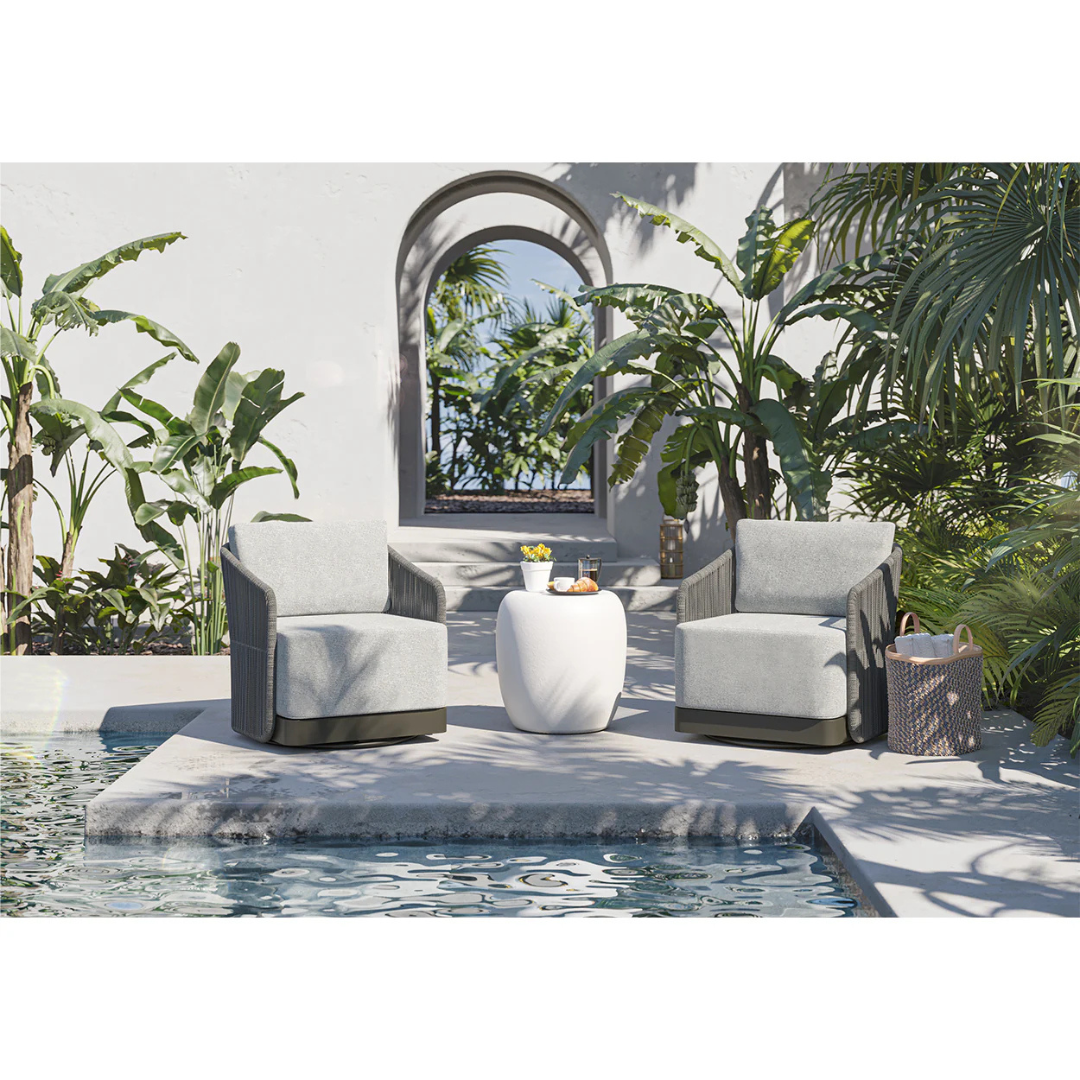 Amari Outdoor Swivel Chair