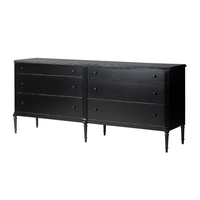 Leander 6-Drawer Metal Dresser