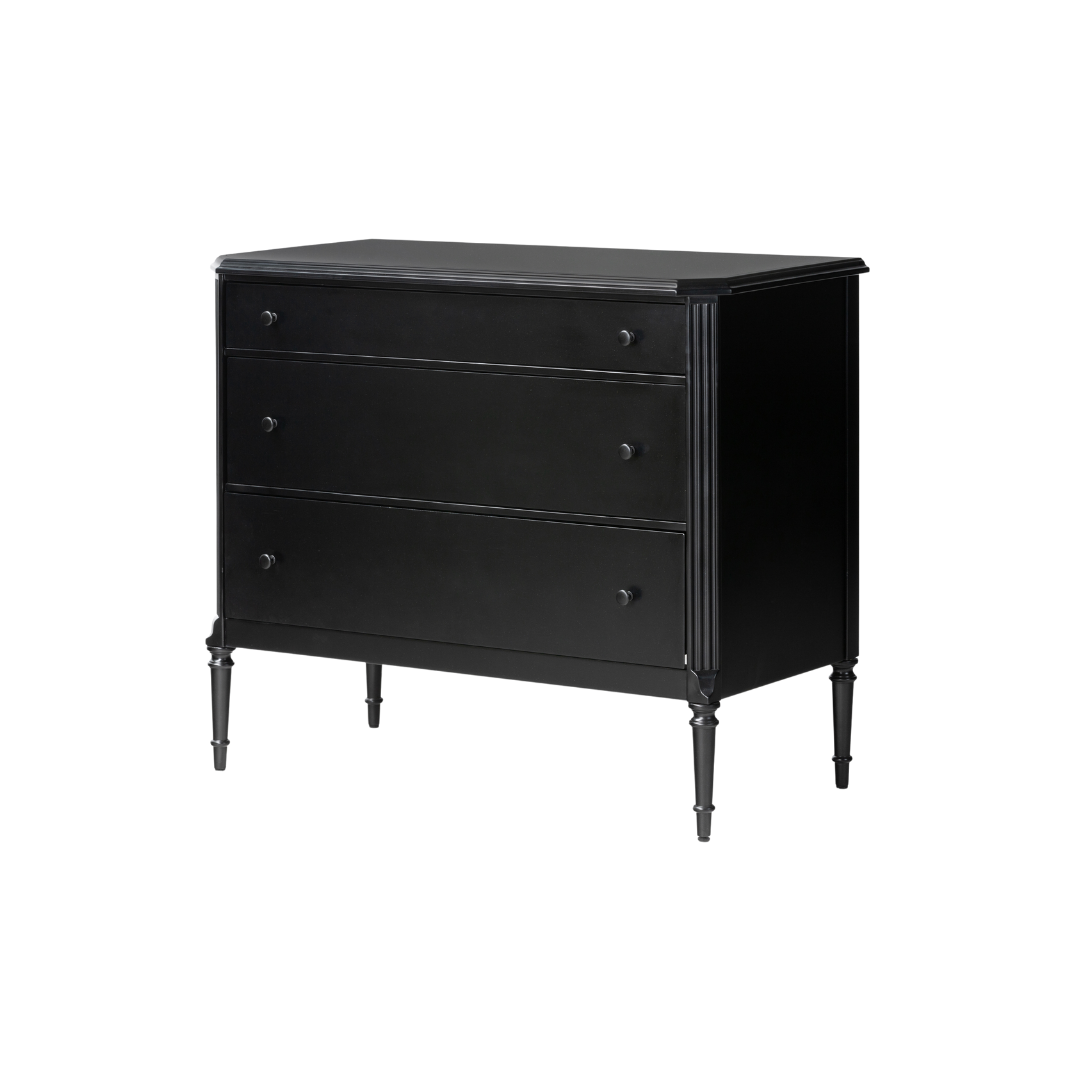 Leander 3-Drawer Metal Dresser