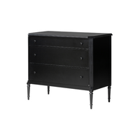 Leander 3-Drawer Metal Dresser