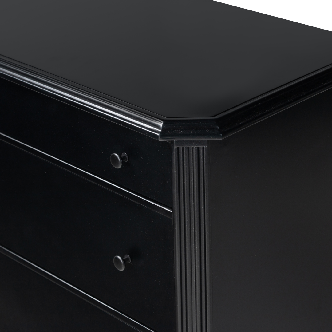 Leander 3-Drawer Metal Dresser
