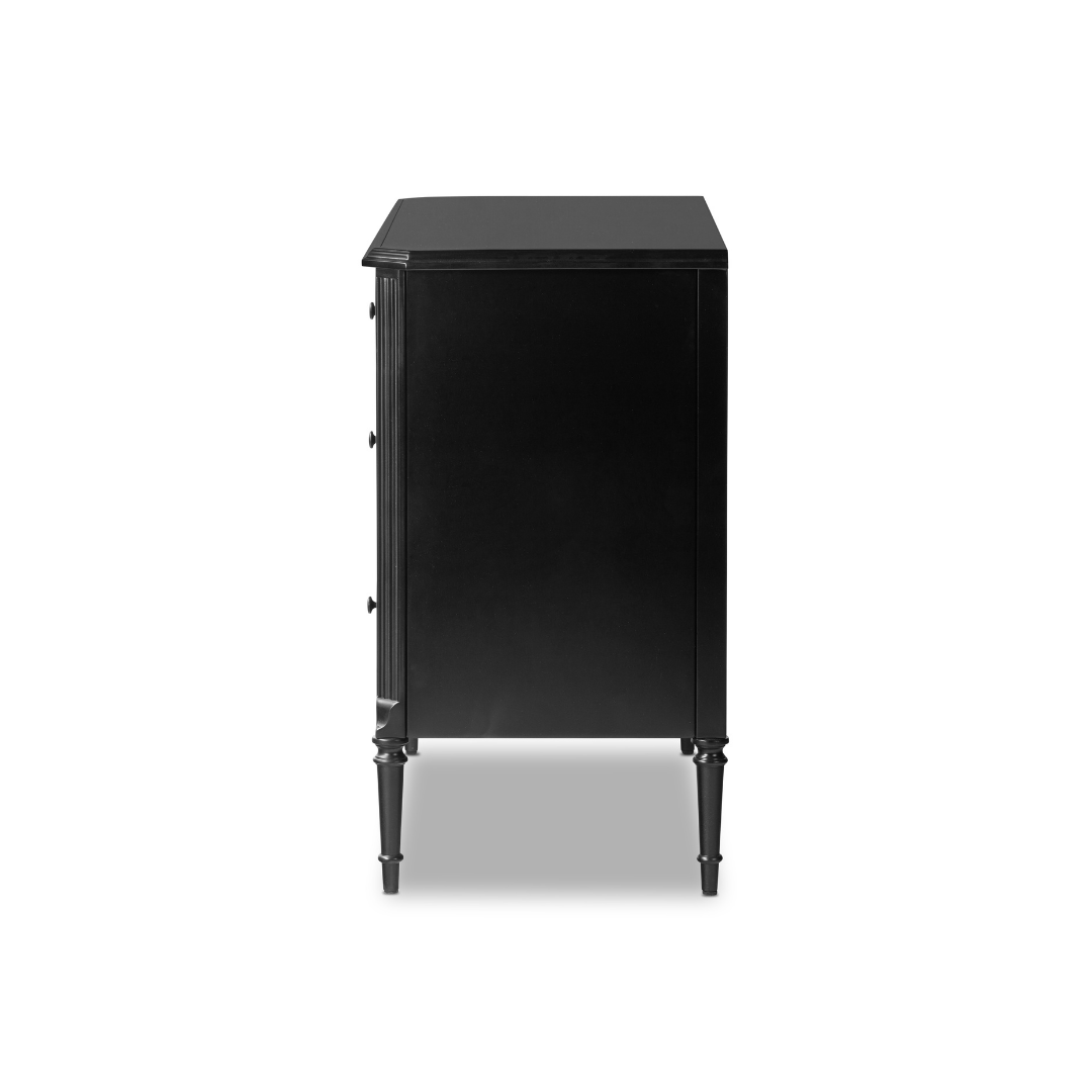 Leander 3-Drawer Metal Dresser