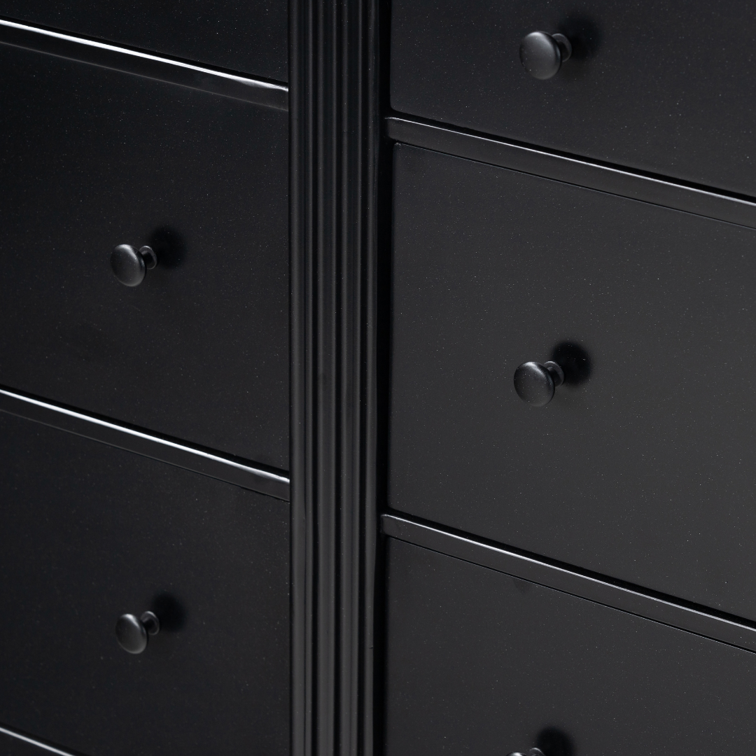 Leander 6-Drawer Metal Dresser