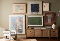 Gisele Media Console - Aged Light Pine