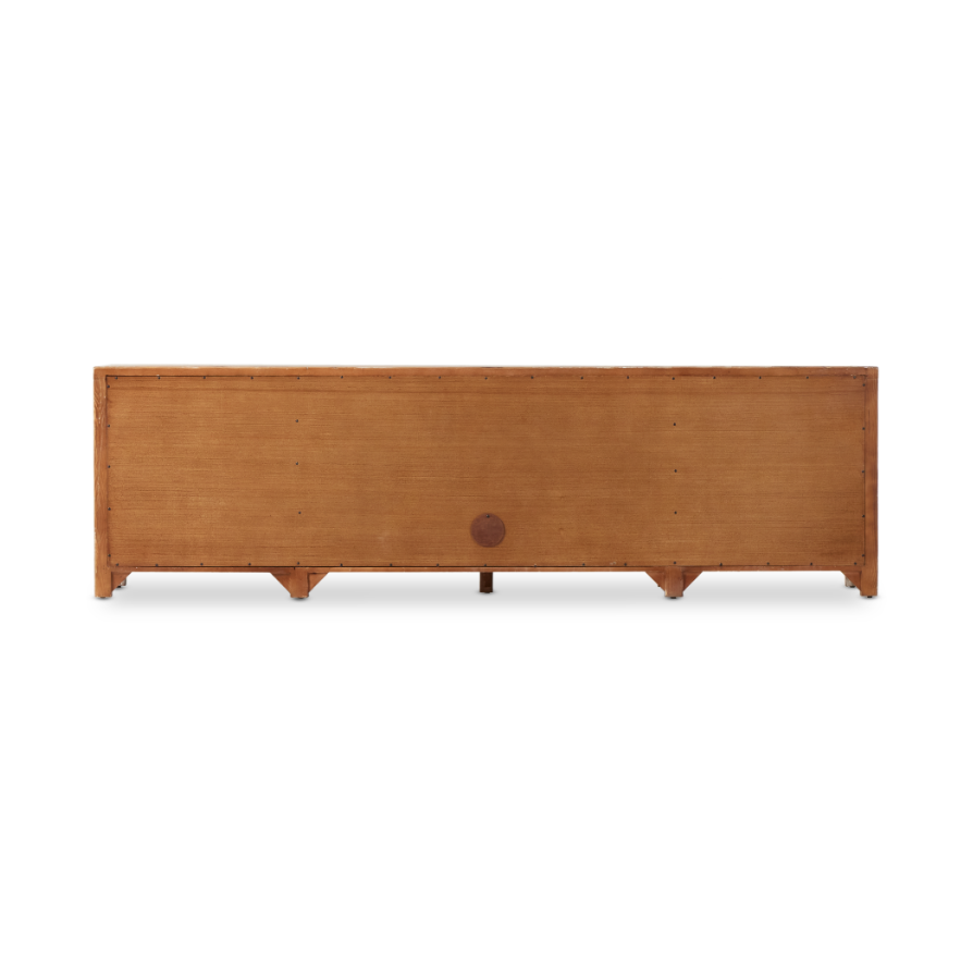 Gisele Media Console - Aged Light Pine