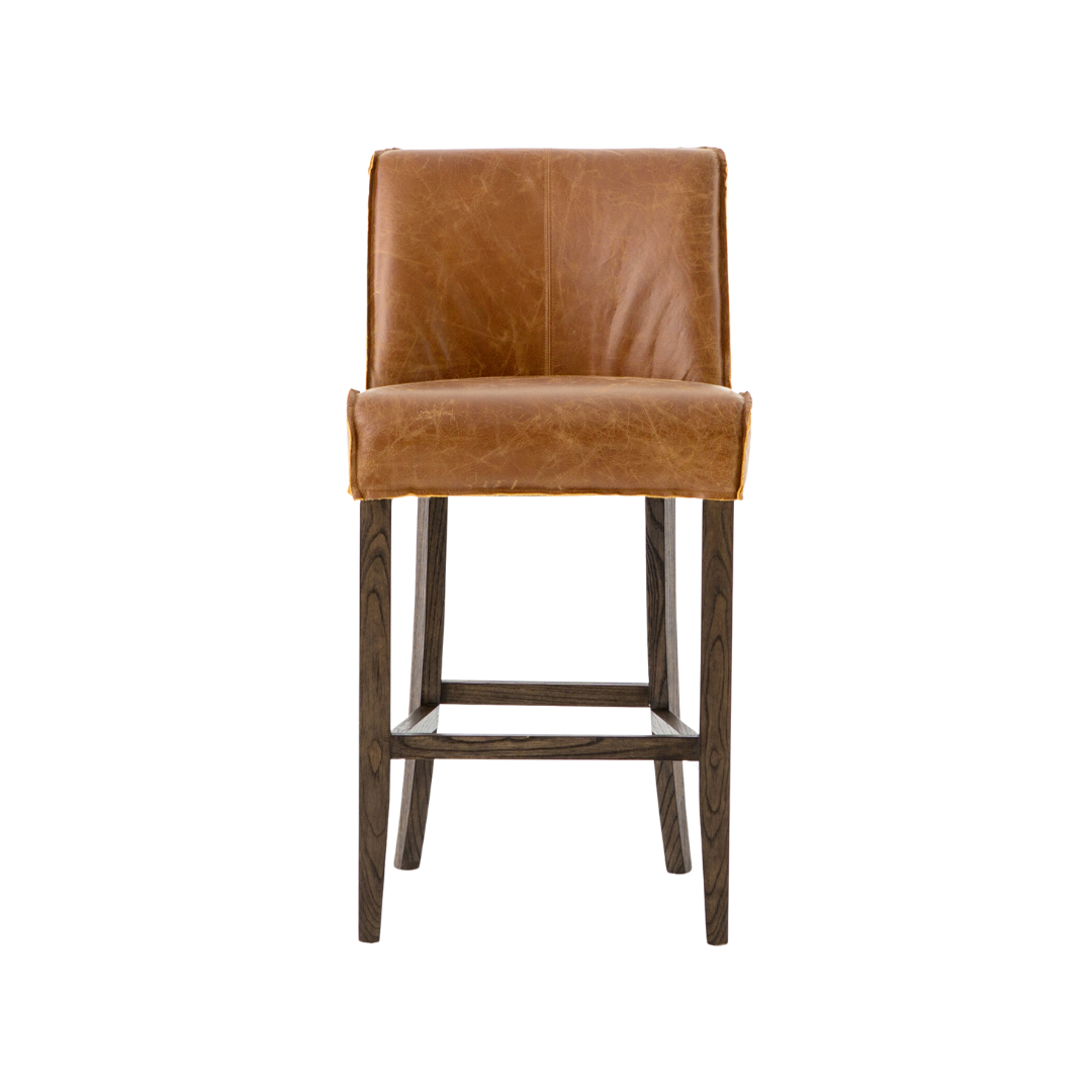 Ari Leather Stool