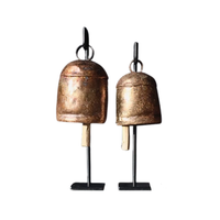 Vintage Inspired Iron Bell Stand