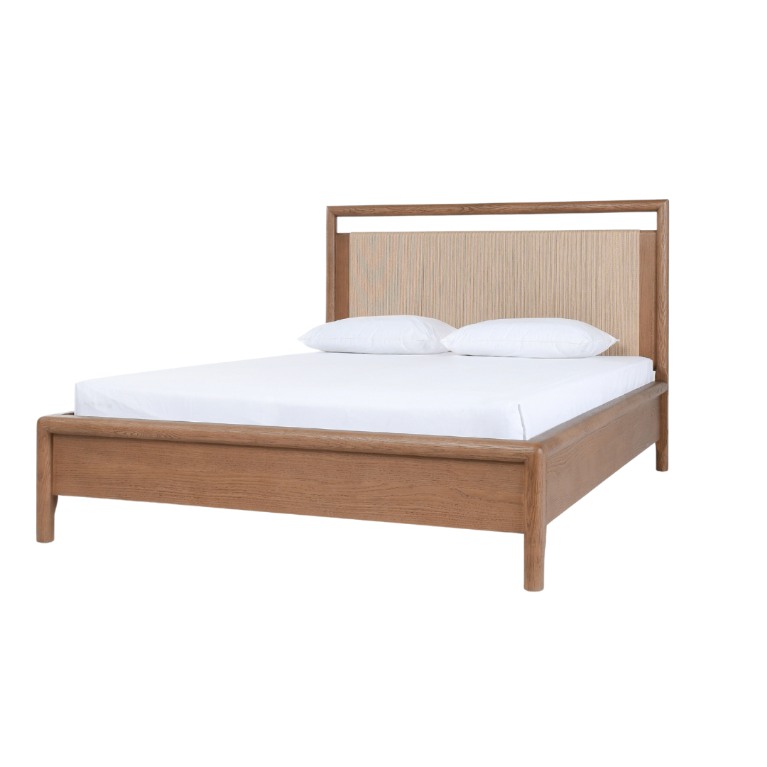 Casa Oak Veneer Bed