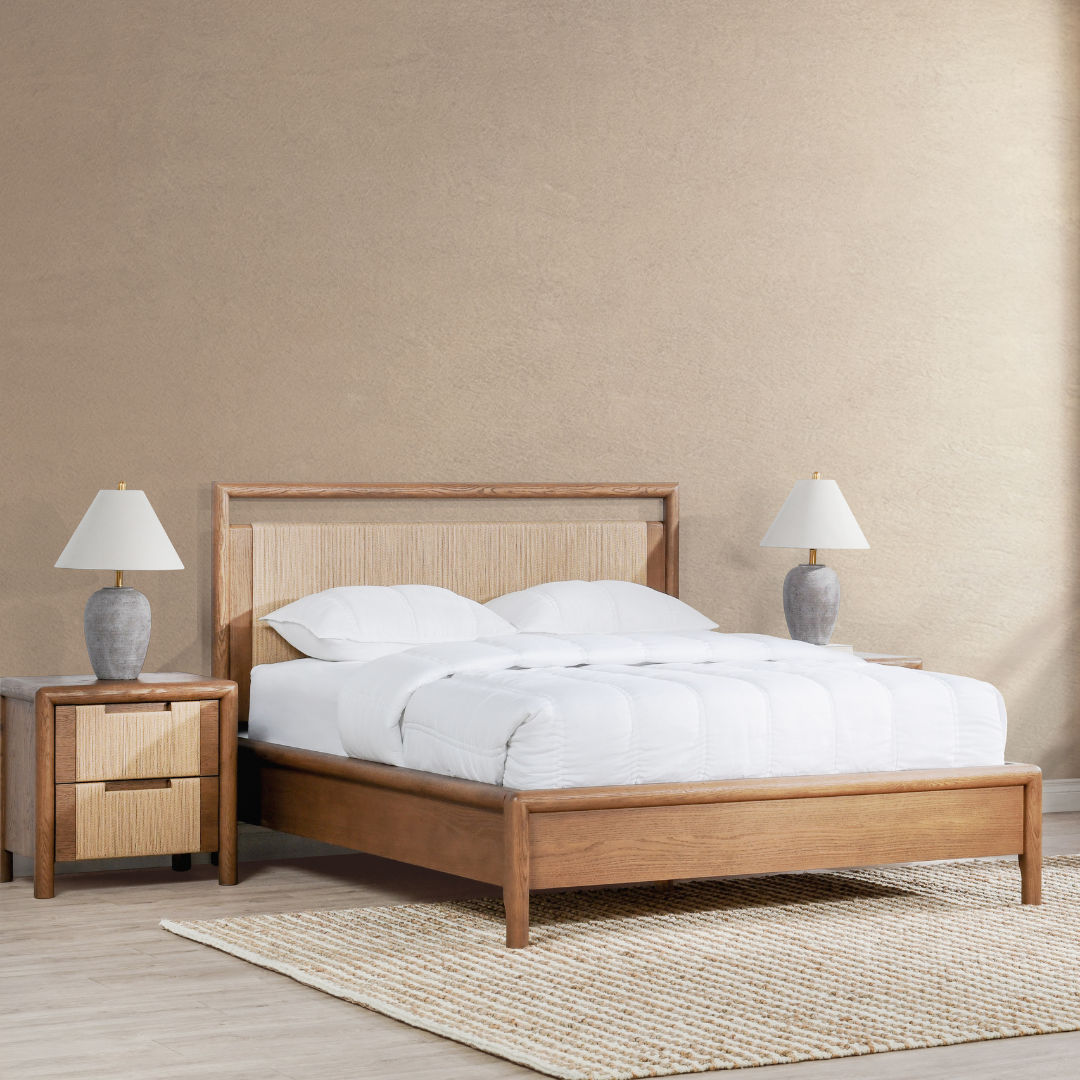 Casa Oak Veneer Bed