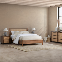 Casa Oak Veneer Bed