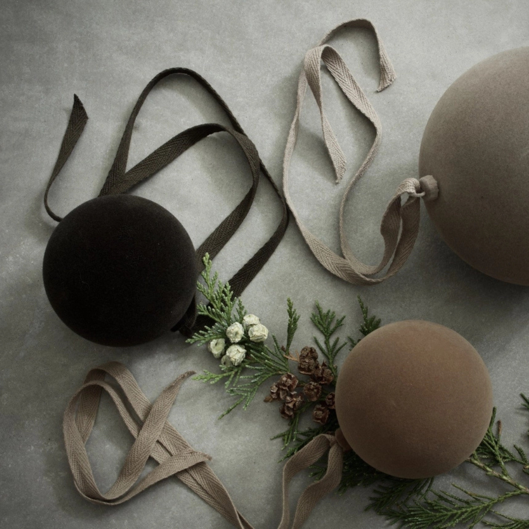 Chocolate Velvet Ornament