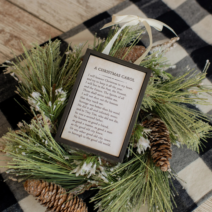 A Christmas Carol - Sign Ornament