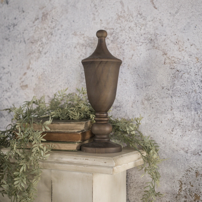 12" Wooden Finial