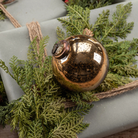 Bronze 4" Kugel Ornament