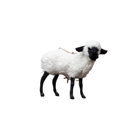 Black and White Sheep Ornament