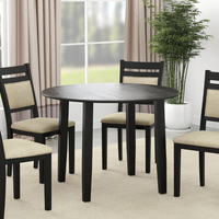 Conrad Round Dining Table /w Dropleaf
