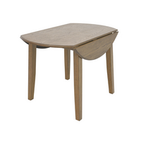 Conrad Round Dining Table /w Dropleaf