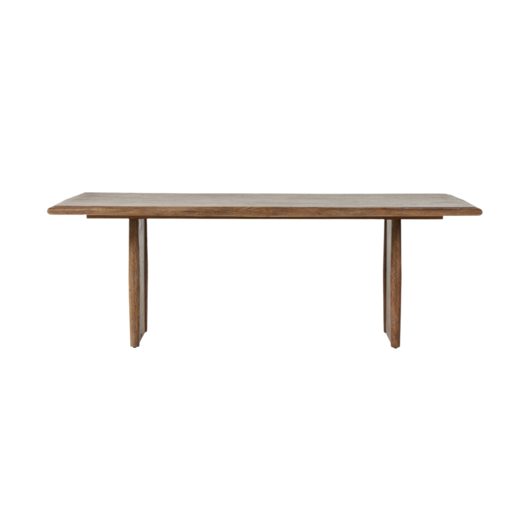 Gael Dining Table - Weathered Oak