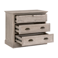 Edgar 3-Drawer Nightstand
