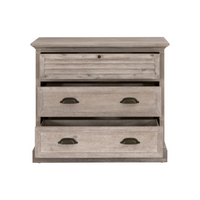Edgar 3-Drawer Nightstand