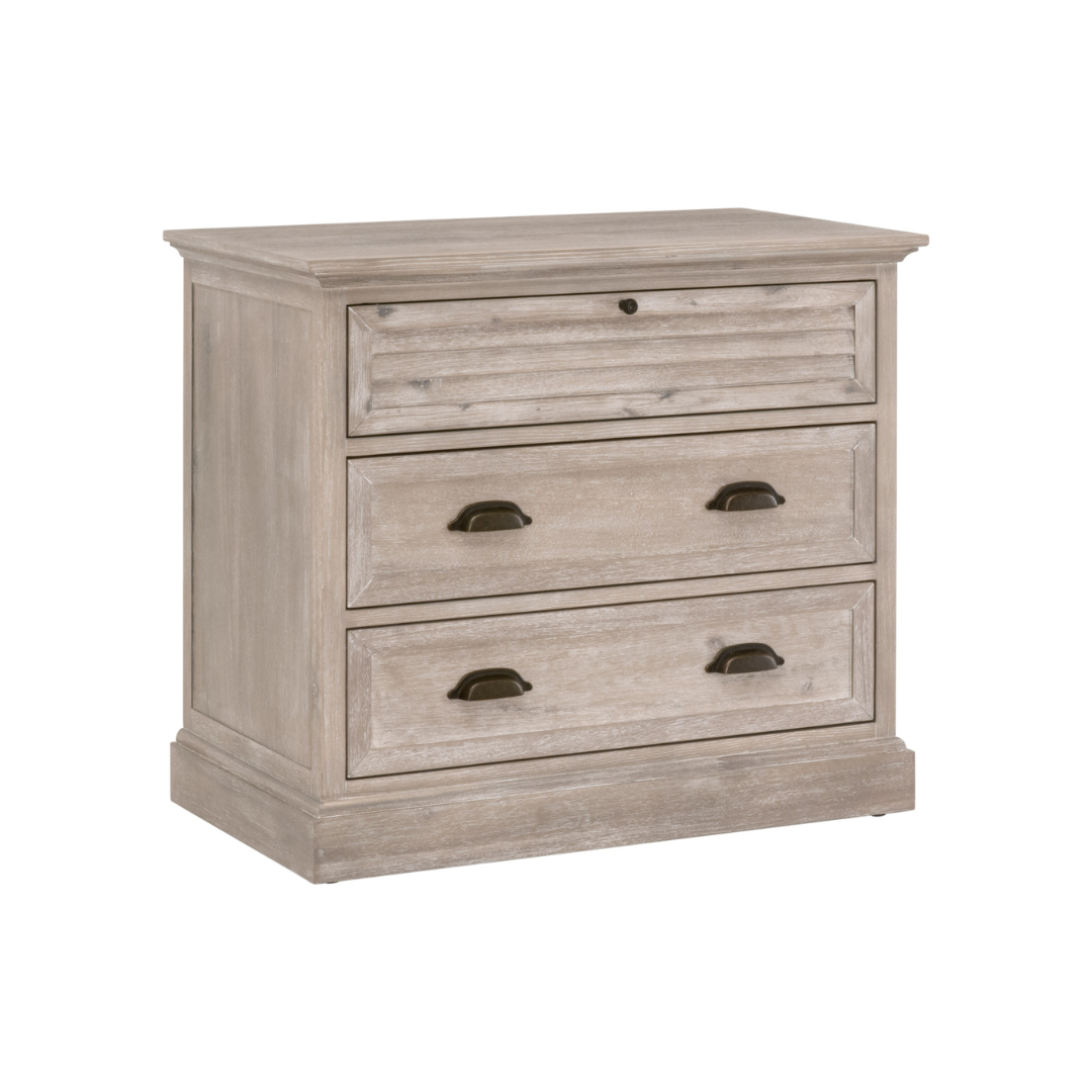 Edgar 3-Drawer Nightstand