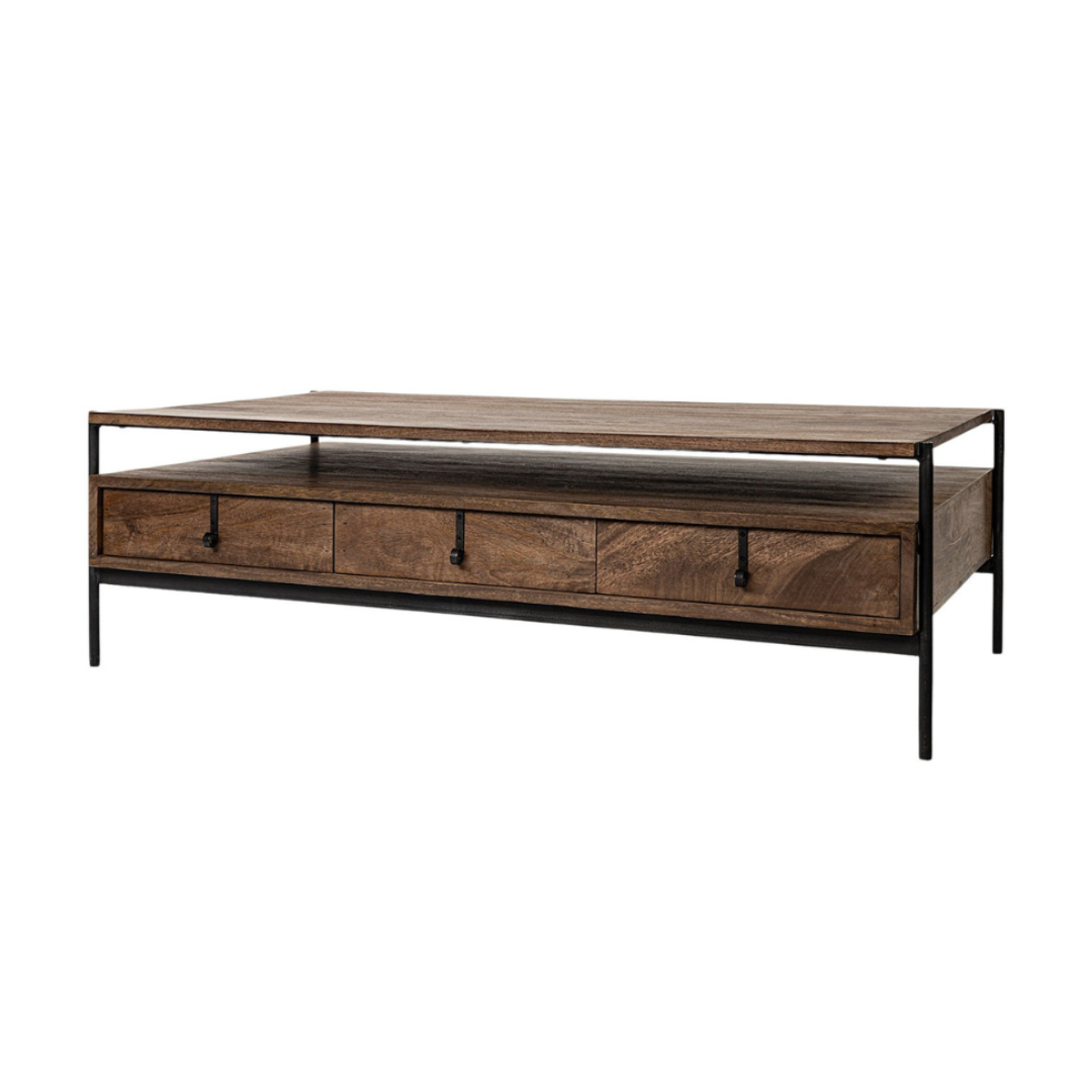 Glenn Six Drawer Coffee Table