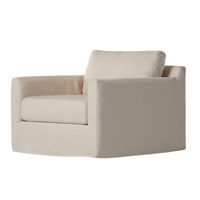 Harrison Slipcover Swivel Chair