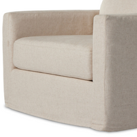 Harrison Slipcover Swivel Chair