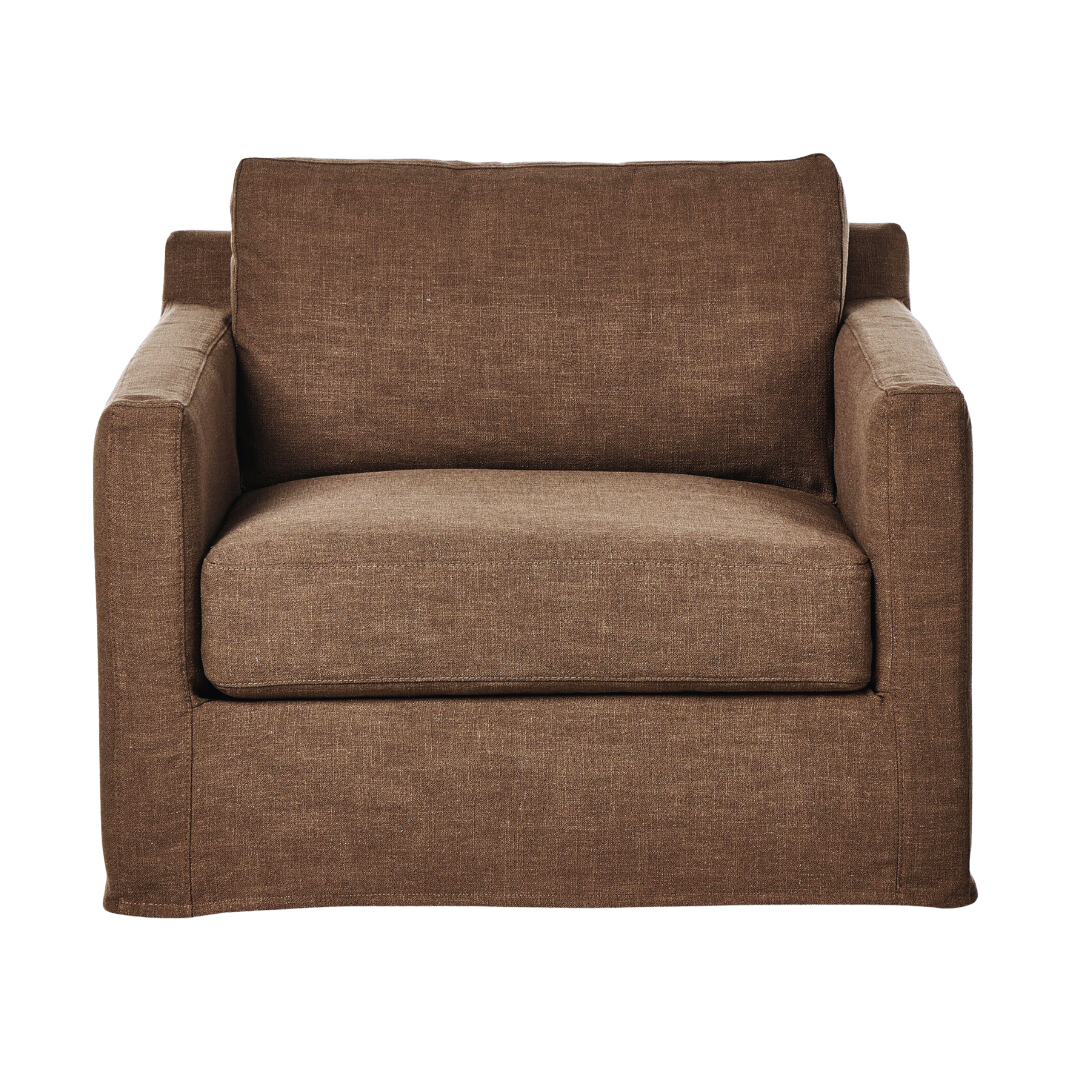 Harrison Slipcover Swivel Chair