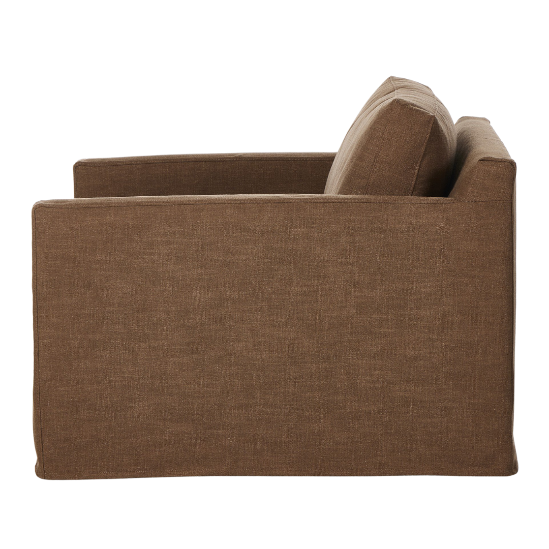 Harrison Slipcover Swivel Chair