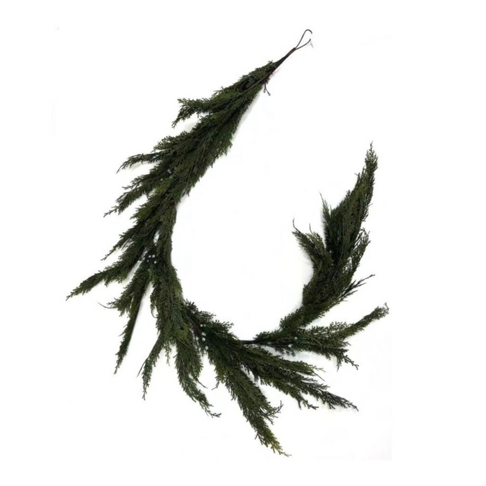 6' B.C. Cedar Garland with Berries