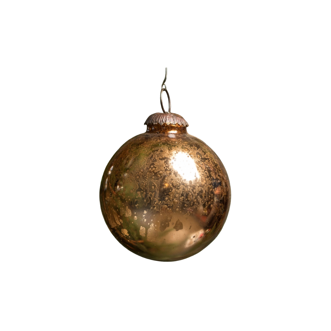 Bronze 4" Kugel Ornament