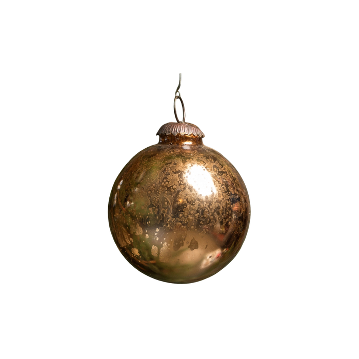 Bronze 4" Kugel Ornament