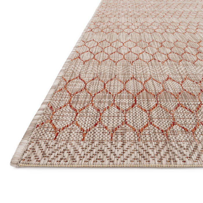 Isle IE-01 Beige / Rust (Indoor/Outdoor Rug)