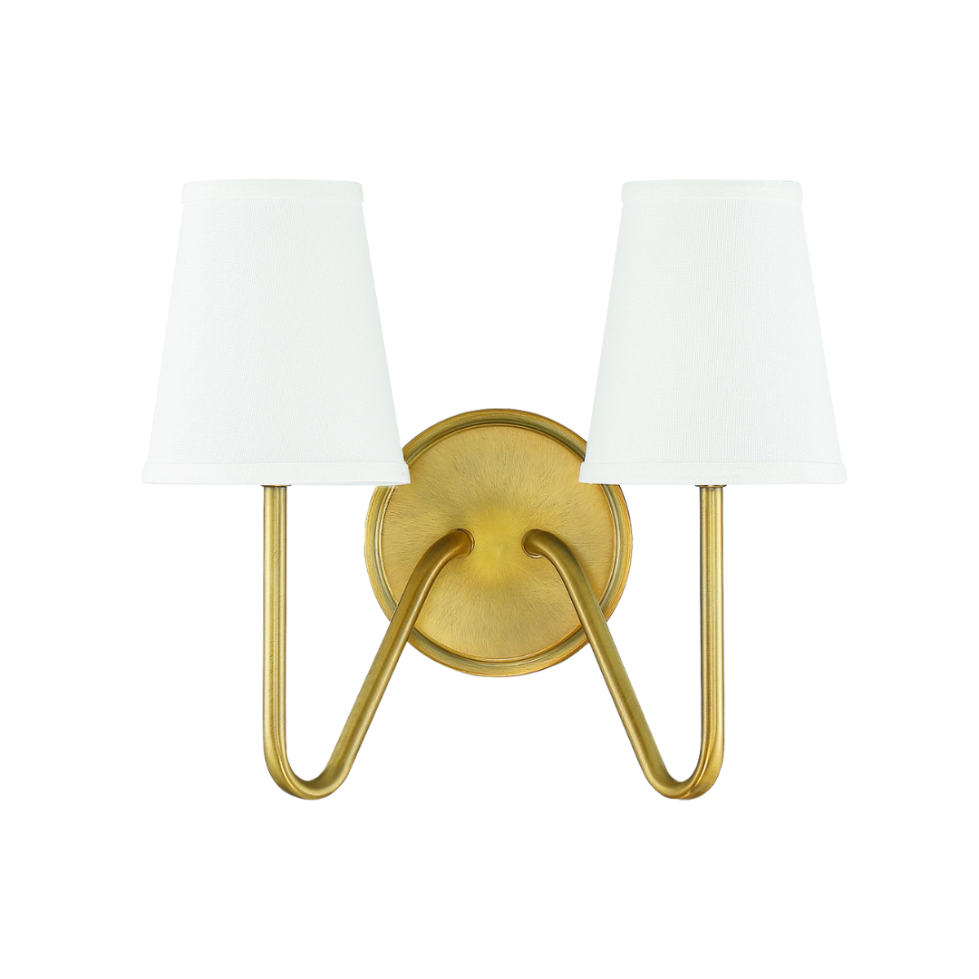 Minimalist 2-Light Wall Sconce