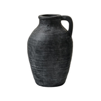 Black Wash Terracotta Vase